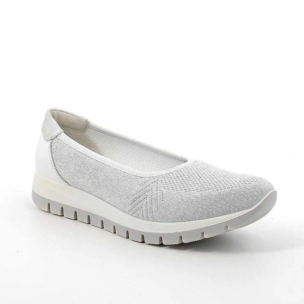 Sneakers|Igi&Co Ballerine Da Donna Bianco-Argento
