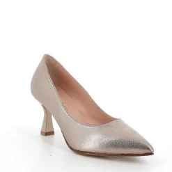 Scarpe Con Tacco|Igi&Co Decollete Con Tacco In Pelle Da Donna Platino