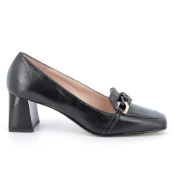 Scarpe Con Tacco|Igi&Co Decollete Con Tacco In Pelle Da Donna Nero