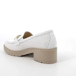 Mocassini E Slip On|Igi&Co Mocassini Con Tacco Da Donna Bianco