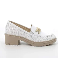 Mocassini E Slip On|Igi&Co Mocassini Con Tacco Da Donna Bianco