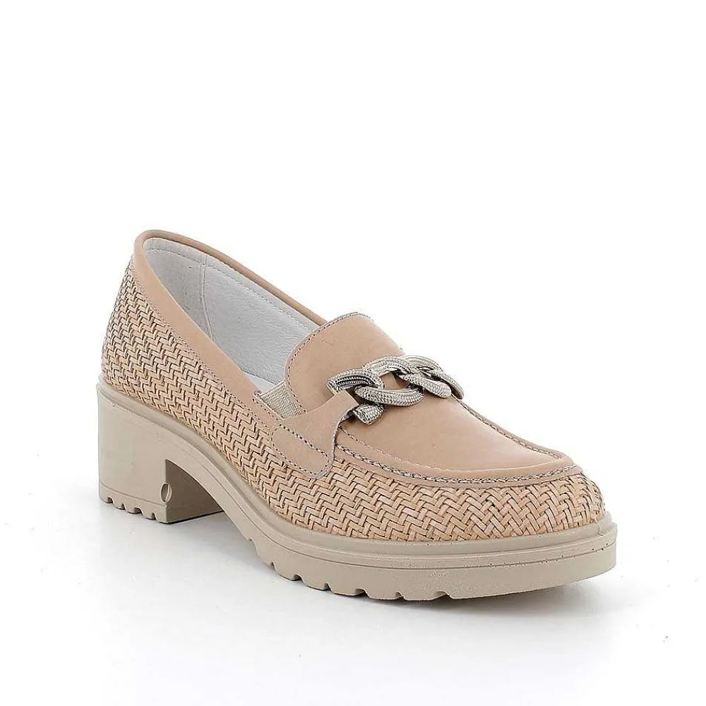 Mocassini E Slip On|Igi&Co Mocassini Con Tacco Da Donna Castoro