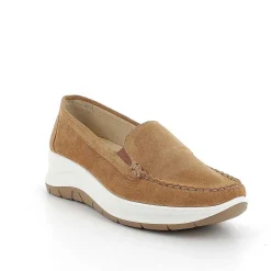Mocassini E Slip On|Igi&Co Mocassini Con Zeppa In Pelle Da Donna Cuoio