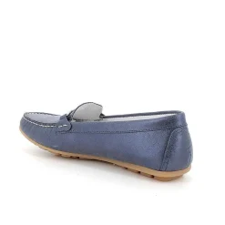 Mocassini E Slip On|Igi&Co Mocassini In Pelle Da Donna Blu Laminato