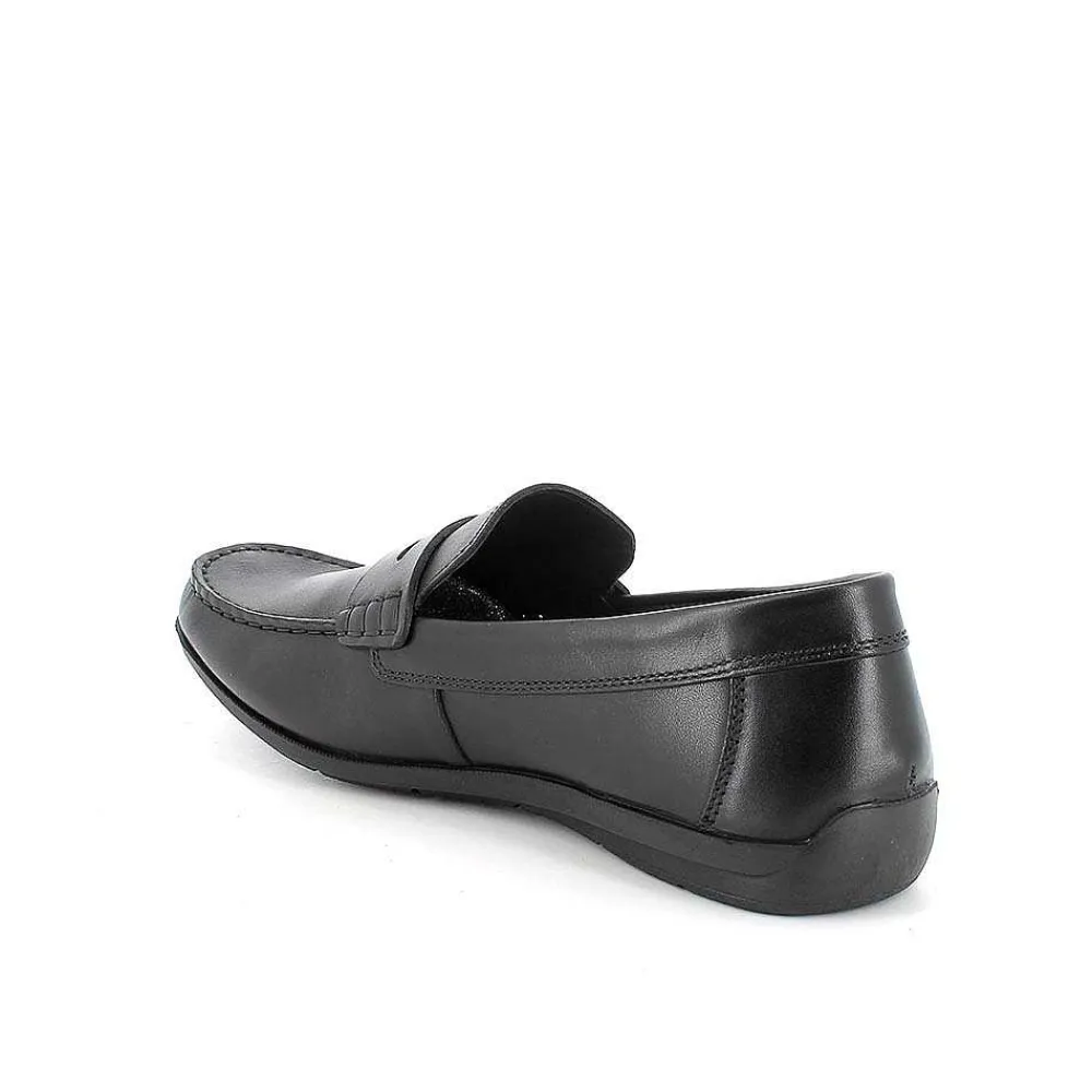 Mocassini E Scarpe Basse|Igi&Co Mocassini In Pelle Da Uomo Nero