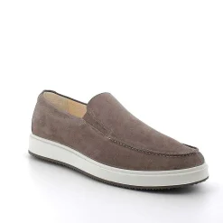 Sneakers|Igi&Co Mocassini In Pelle Da Uomo Peltro