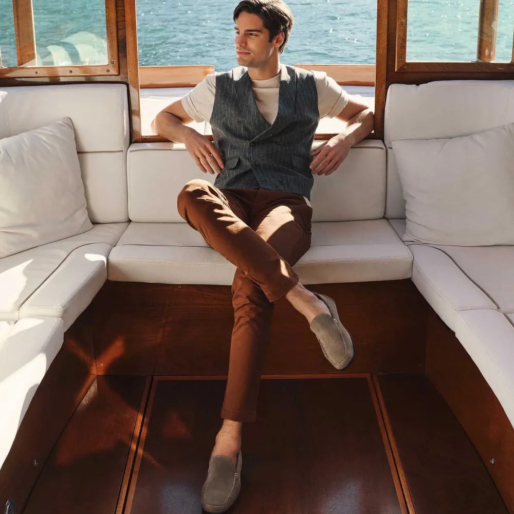 Mocassini E Scarpe Basse|Igi&Co Mocassini In Pelle Da Uomo Peltro