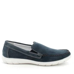 Mocassini E Scarpe Basse|Igi&Co Mocassino In Pelle Da Uomo Blu Chiaro