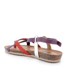 Sandali E Infradito|Igi&Co Sandali Con Infradito In Pelle Da Donna Lilla-Rosso