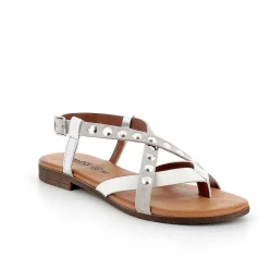 Sandali E Infradito|Igi&Co Sandali Con Infradito In Pelle Da Donna Perla