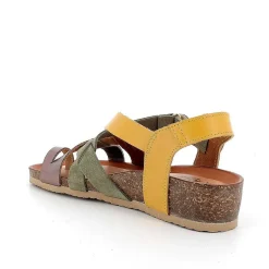 Sandali E Infradito|Igi&Co Sandali Con Infradito In Pelle Da Donna Giallo-Salvia