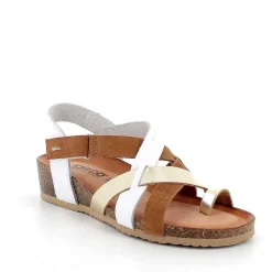 Sandali E Infradito|Igi&Co Sandali Con Infradito In Pelle Da Donna Bianco-Rame