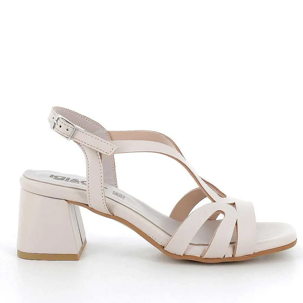 Scarpe Con Tacco|Igi&Co Sandali Con Tacco Da Donna Panna