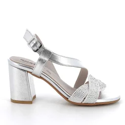 Scarpe Con Tacco|Igi&Co Sandali Con Tacco Da Donna Argento