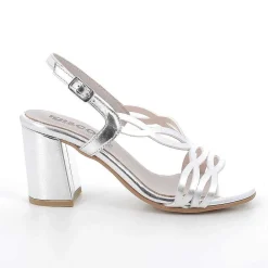 Scarpe Con Tacco|Igi&Co Sandali Con Tacco Da Donna Argento