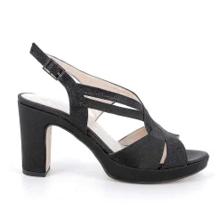 Scarpe Con Tacco|Igi&Co Sandali Con Tacco E Plateau Da Donna Nero