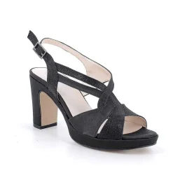 Scarpe Con Tacco|Igi&Co Sandali Con Tacco E Plateau Da Donna Nero
