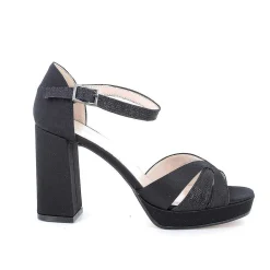 Scarpe Con Tacco|Igi&Co Sandali Con Tacco E Plateau Da Donna Nero