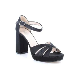 Scarpe Con Tacco|Igi&Co Sandali Con Tacco E Plateau Da Donna Nero