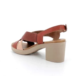 Scarpe Con Tacco|Igi&Co Sandali Con Tacco In Pelle Da Donna Bruciato-Marrone