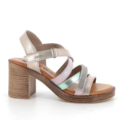 Scarpe Con Tacco|Igi&Co Sandali Con Tacco In Pelle Da Donna Champagne