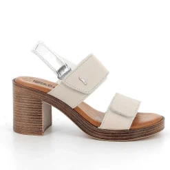 Scarpe Con Tacco|Igi&Co Sandali Con Tacco In Pelle Da Donna Panna