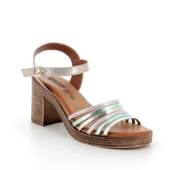 Scarpe Con Tacco|Igi&Co Sandali Con Tacco In Pelle Da Donna Champagne