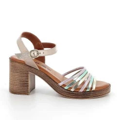 Scarpe Con Tacco|Igi&Co Sandali Con Tacco In Pelle Da Donna Champagne