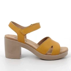 Scarpe Con Tacco|Igi&Co Sandali Con Tacco In Pelle Da Donna Giallo