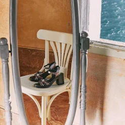 Scarpe Con Tacco|Igi&Co Sandali Con Tacco In Pelle Da Donna Grigio Laminato