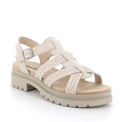 Scarpe Con Tacco|Igi&Co Sandali Con Tacco In Pelle Da Donna Ecru