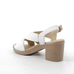 Scarpe Con Tacco|Igi&Co Sandali Con Tacco In Pelle Da Donna Bianco