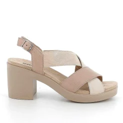 Scarpe Con Tacco|Igi&Co Sandali Con Tacco In Pelle Da Donna Corda-Panna