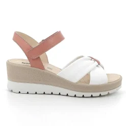 Zeppe|Igi&Co Sandali Con Zeppa Da Donna Cipria-Bianco