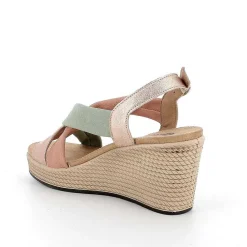 Zeppe|Igi&Co Sandali Con Zeppa Da Donna Phard-Rosa