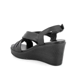 Zeppe|Igi&Co Sandali Con Zeppa Da Donna Nero