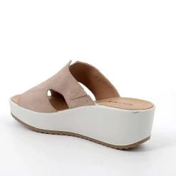 Zeppe|Igi&Co Sandali Con Zeppa In Pelle Da Donna Beige