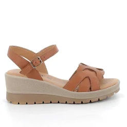 Zeppe|Igi&Co Sandali Con Zeppa In Pelle Da Donna Cuoio