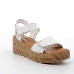 Zeppe|Igi&Co Sandali Con Zeppa In Pelle Da Donna Latte