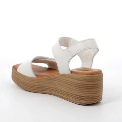 Zeppe|Igi&Co Sandali Con Zeppa In Pelle Da Donna Latte