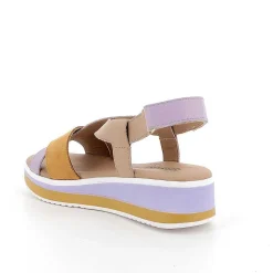 Zeppe|Igi&Co Sandali Con Zeppa In Pelle Da Donna Orchidea-Beige