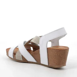 Zeppe|Igi&Co Sandali Con Zeppa In Pelle Da Donna Bianco