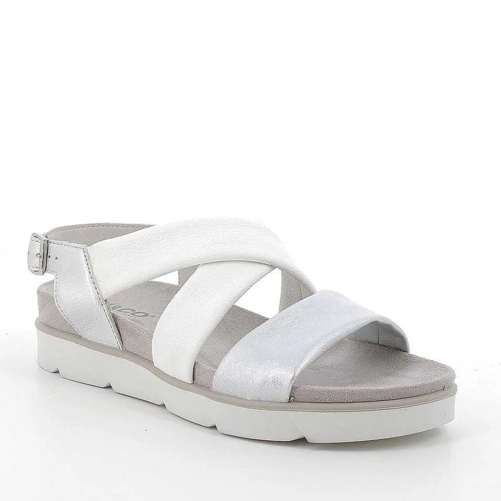 Sandali E Infradito|Igi&Co Sandali Da Donna Argento-Bianco