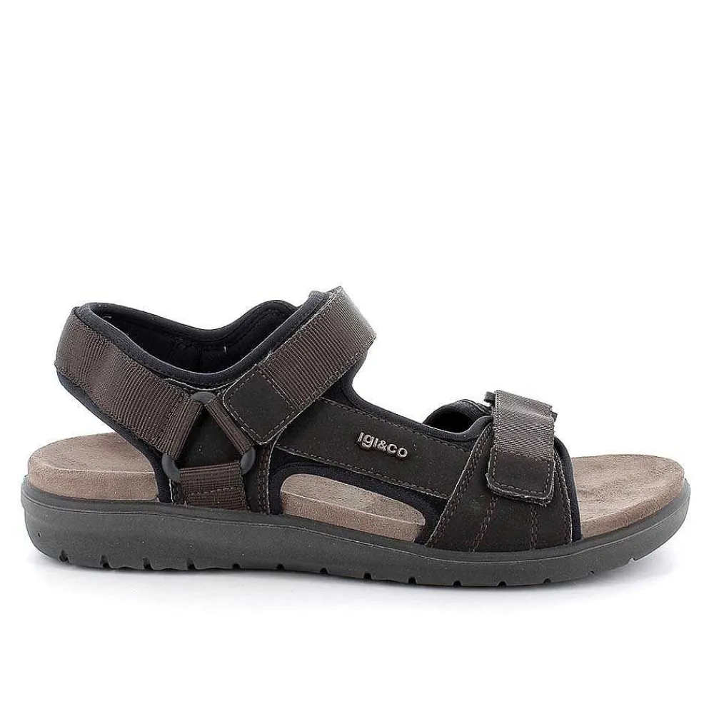 Sandali|Igi&Co Sandali Da Uomo Marrone Scuro