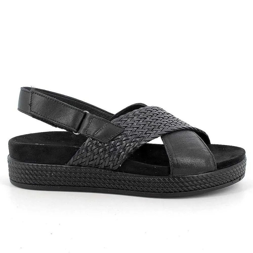 Sandali E Infradito|Igi&Co Sandali In Pelle Da Donna Nero