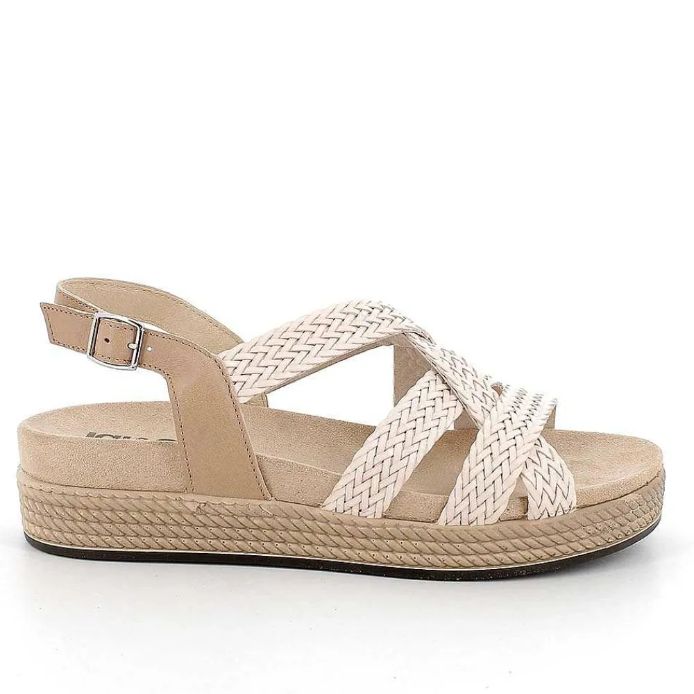 Sandali E Infradito|Igi&Co Sandali In Pelle Da Donna Corda-Panna