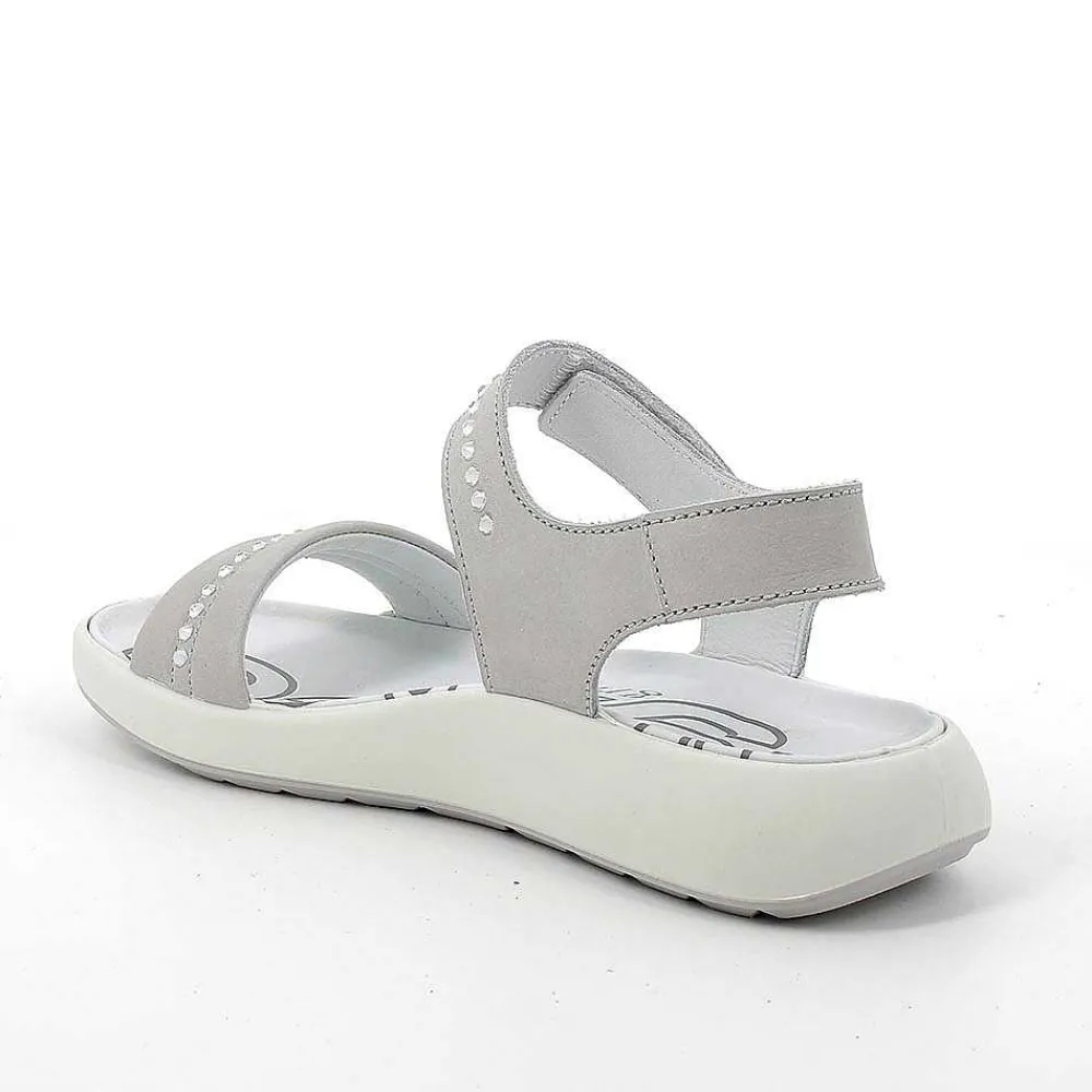 Scarpe Ecosostenibili|Igi&Co Sandali In Pelle Da Donna Perla