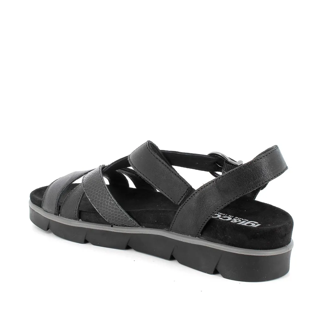 Sandali E Infradito|Igi&Co Sandali In Pelle Da Donna Nero