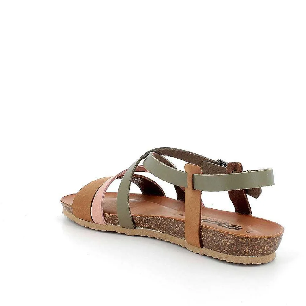 Sandali E Infradito|Igi&Co Sandali In Pelle Da Donna Fango-Brandy