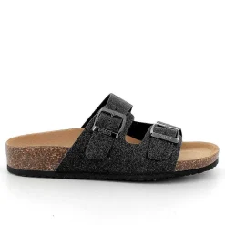 Sandali E Infradito|Igi&Co Sandali In Pelle Da Donna Nero Glitter